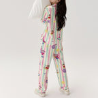 Rainbow Candy Modal Pamuklu Pijama Takımı