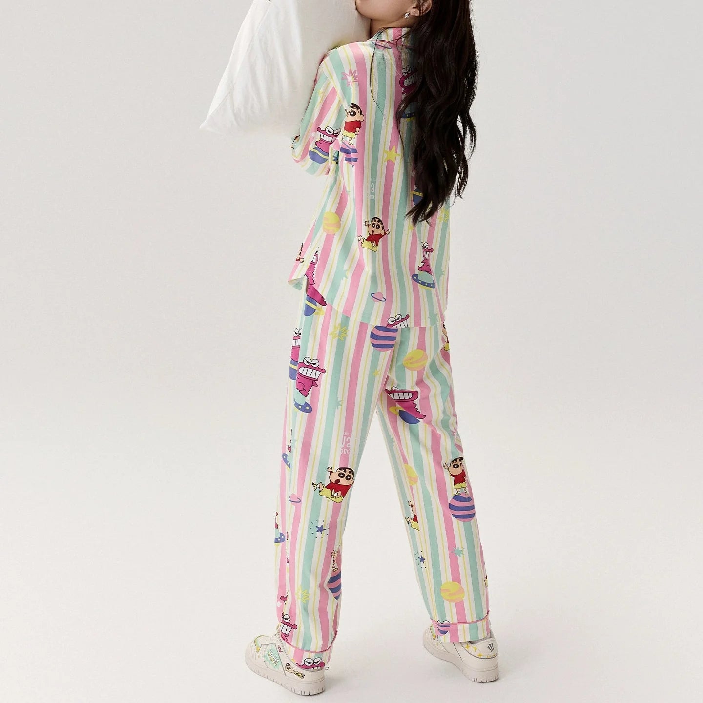 Rainbow Candy Modal Pamuklu Pijama Takımı