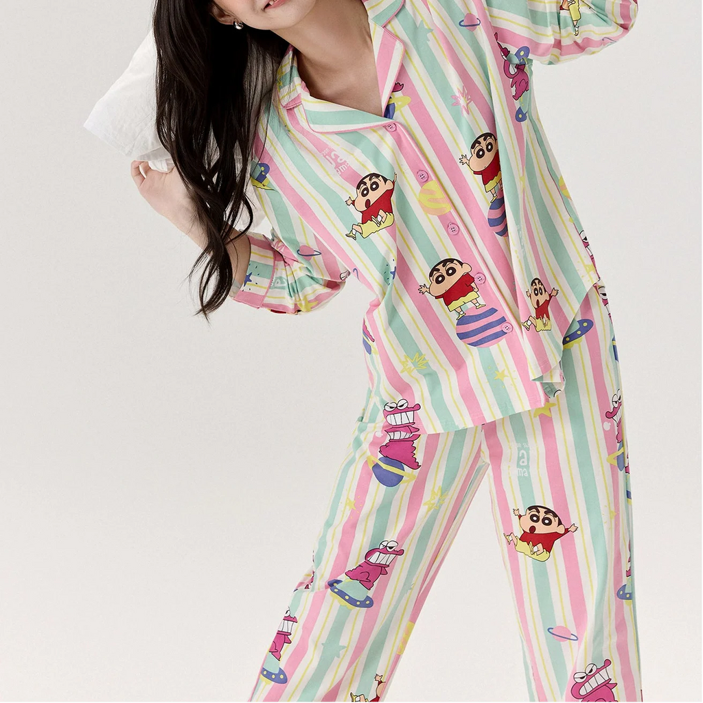Rainbow Candy Modal Pamuklu Pijama Takımı