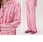 Pembe Pink Panther Pamuklu Modal Pijama Takımı