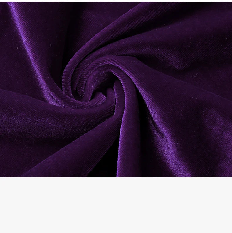 Fransız Yeni Stil Özel Kadife Dantel Gecelik/Sabahlık Set