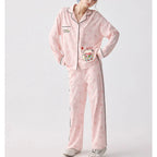 Pembe Karakter Desenli Modal Pamuklu Pijama Takımı