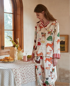 Noel Tasarım Koleksiyon Lüks Saten Pijama Takımı