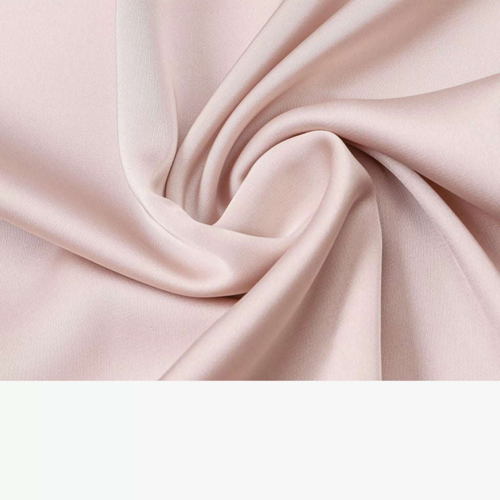 Fransız Yeni Stil Saten Dokulu Gecelik/Sabahlık Set