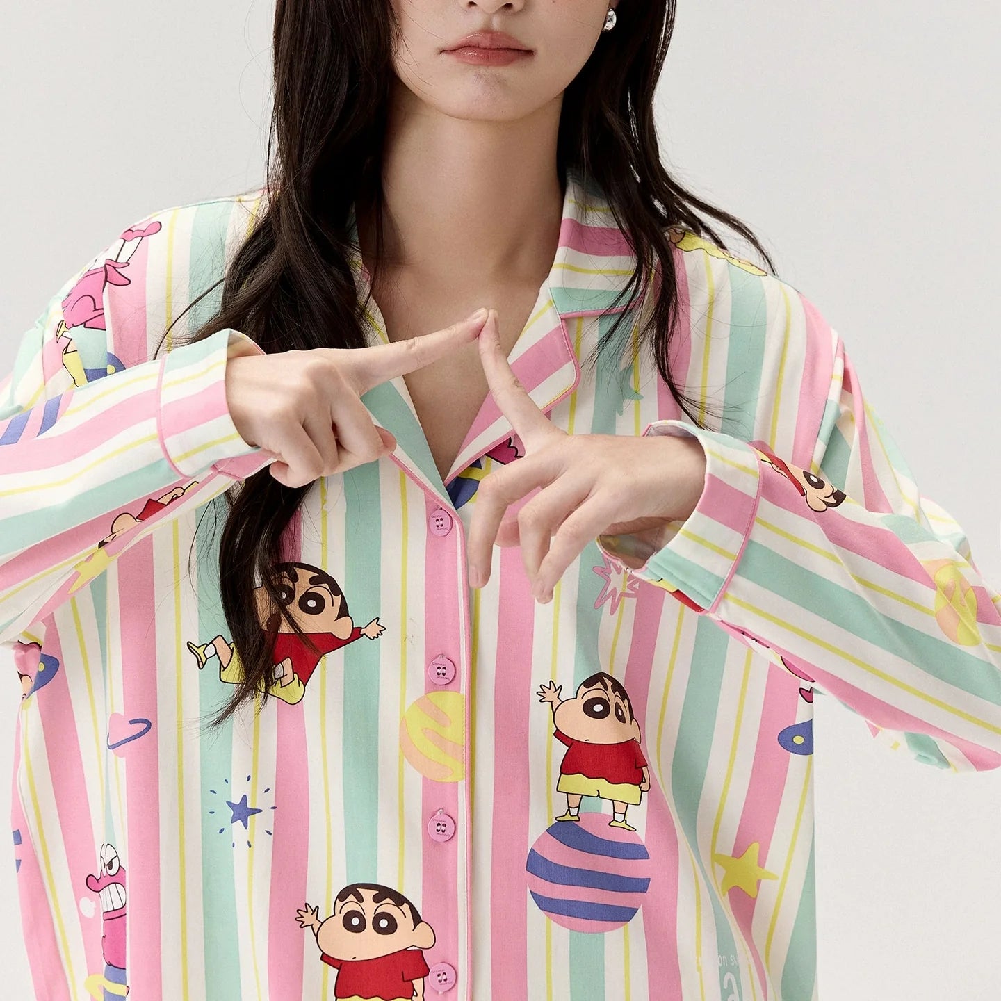 Rainbow Candy Modal Pamuklu Pijama Takımı