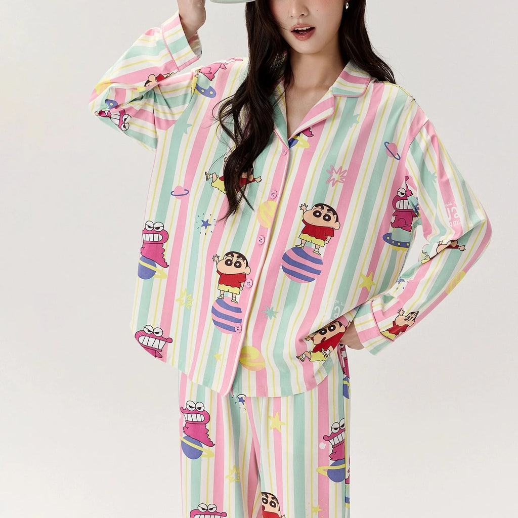 Rainbow Candy Modal Pamuklu Pijama Takımı