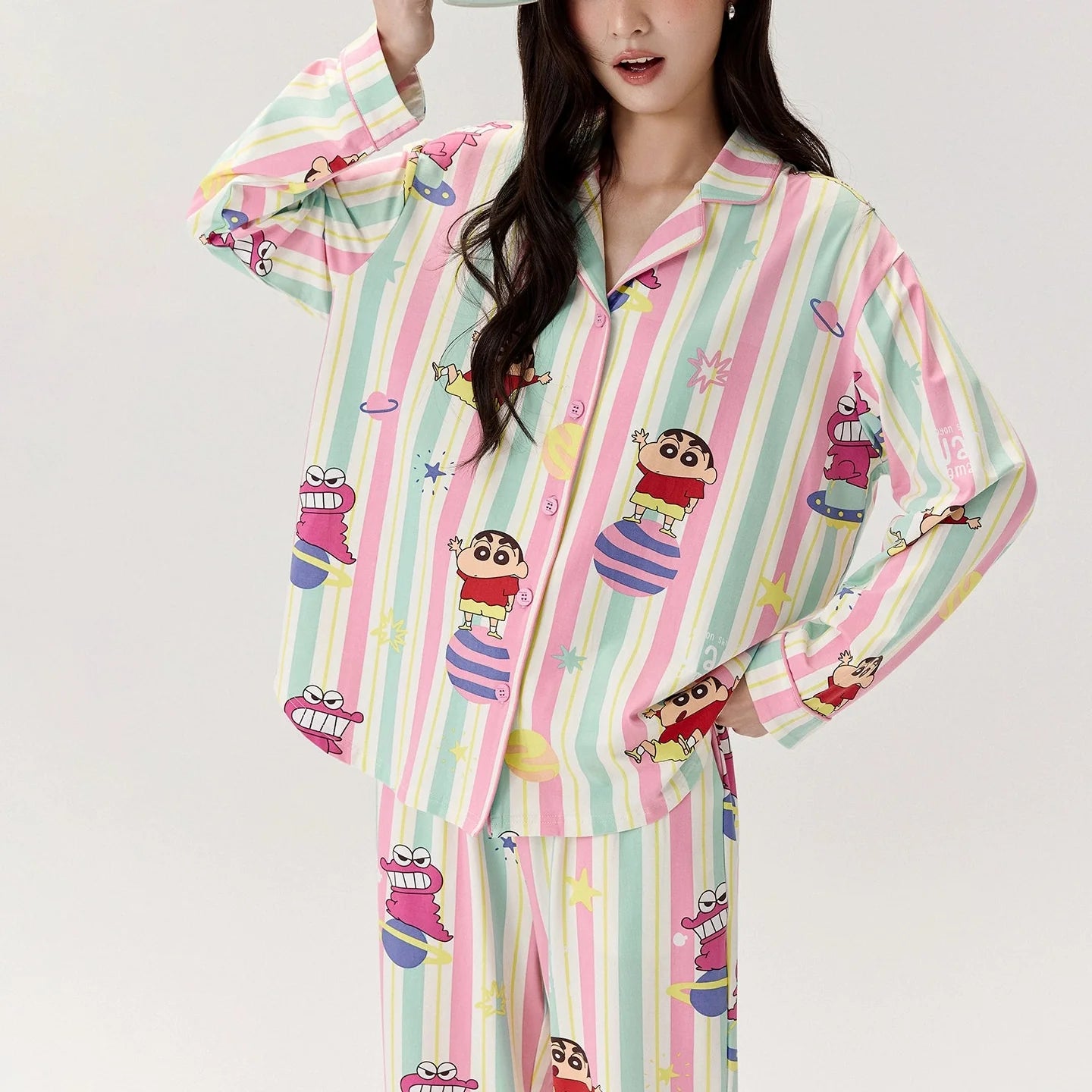 Rainbow Candy Modal Pamuklu Pijama Takımı