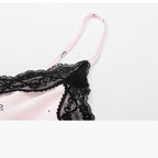 Fransız Yeni Stil Saten Dokulu İnce Model Saf Gecelik/Sabahlık Set