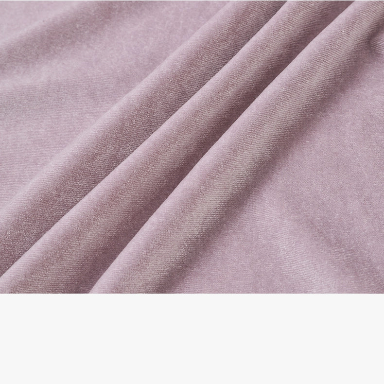 French New Style Velvet Nightgown/Morning Gown Set