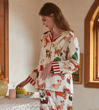 Noel Tasarım Koleksiyon Lüks Saten Pijama Takımı