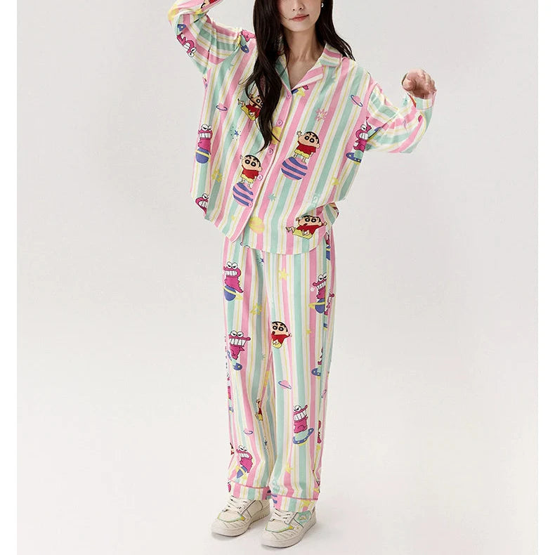 Rainbow Candy Modal Pamuklu Pijama Takımı