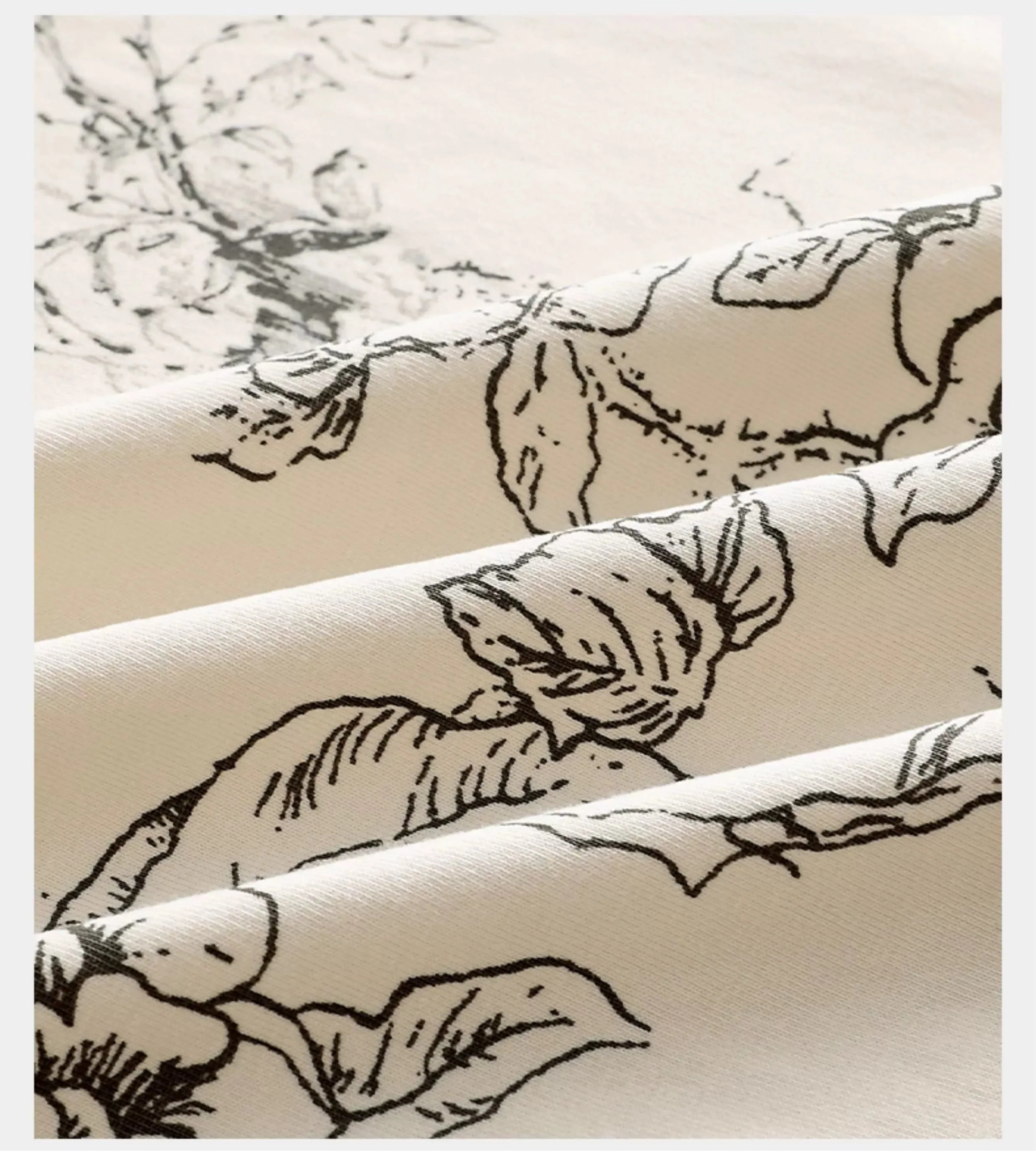 Ekru Dantel Detaylı Vintage Pamuklu Pijama Takımı