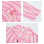 Pembe Pink Panther Pamuklu Modal Pijama Takımı