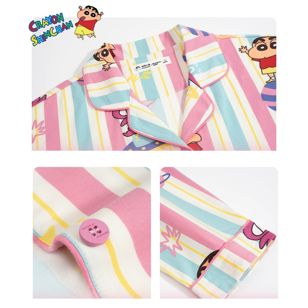 Rainbow Candy Modal Pamuklu Pijama Takımı