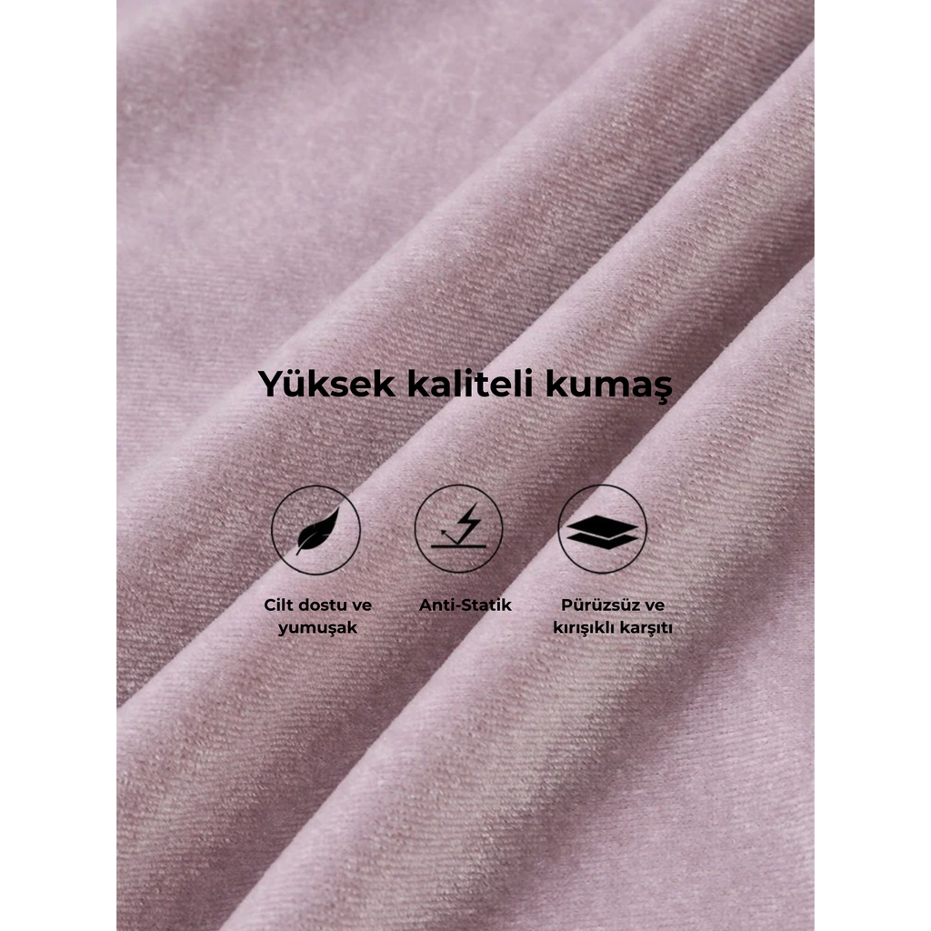 French New Style Velvet Nightgown/Morning Gown Set