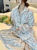 Leopar Desenli Kadın Pijama Takımı
