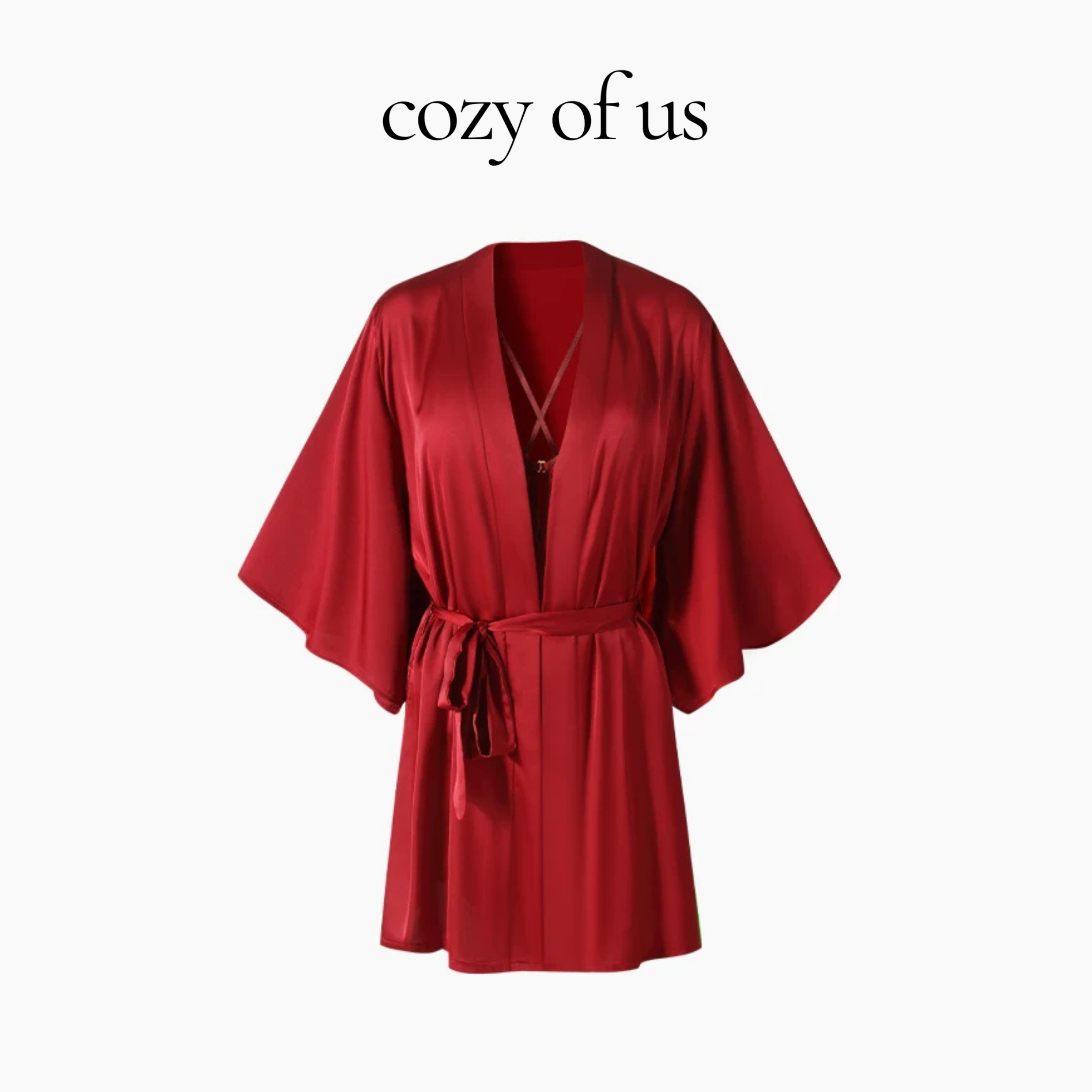 Fransız Stil Çapraz Askılı Saten Dokulu Dantel Detaylı Gecelik