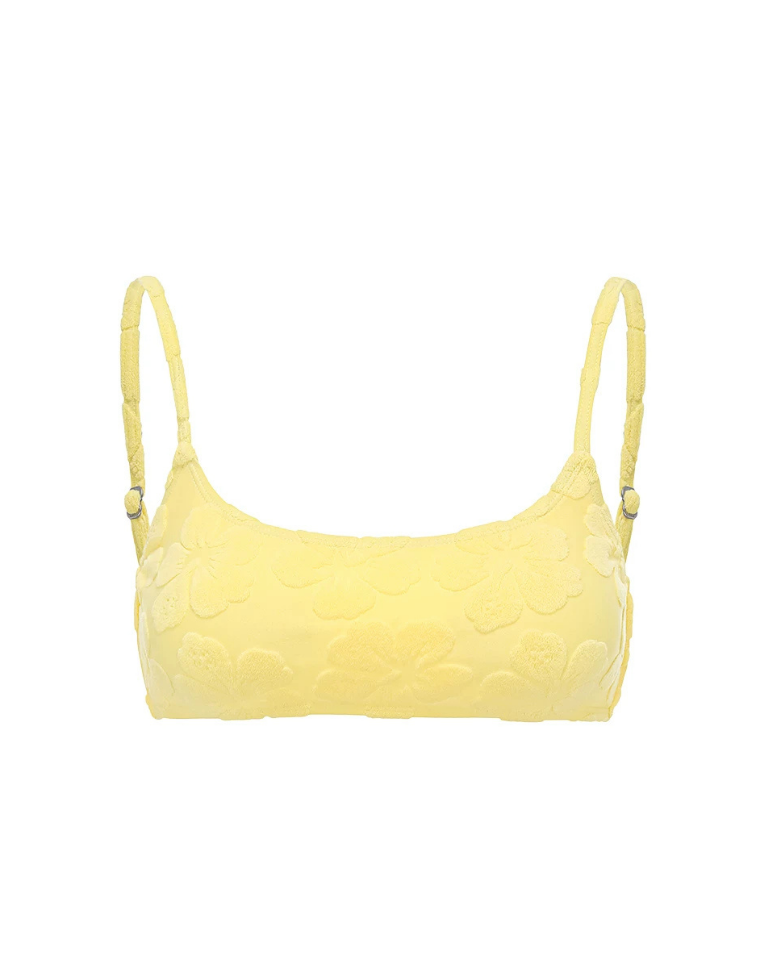 Sarı Dokulu Bikini -Mix & Match Set