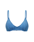 Denim Mavi Dokulu Kadın Bikini – Mix & Match Set