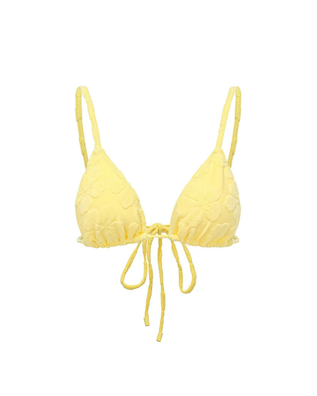Sarı Dokulu Bikini -Mix & Match Set