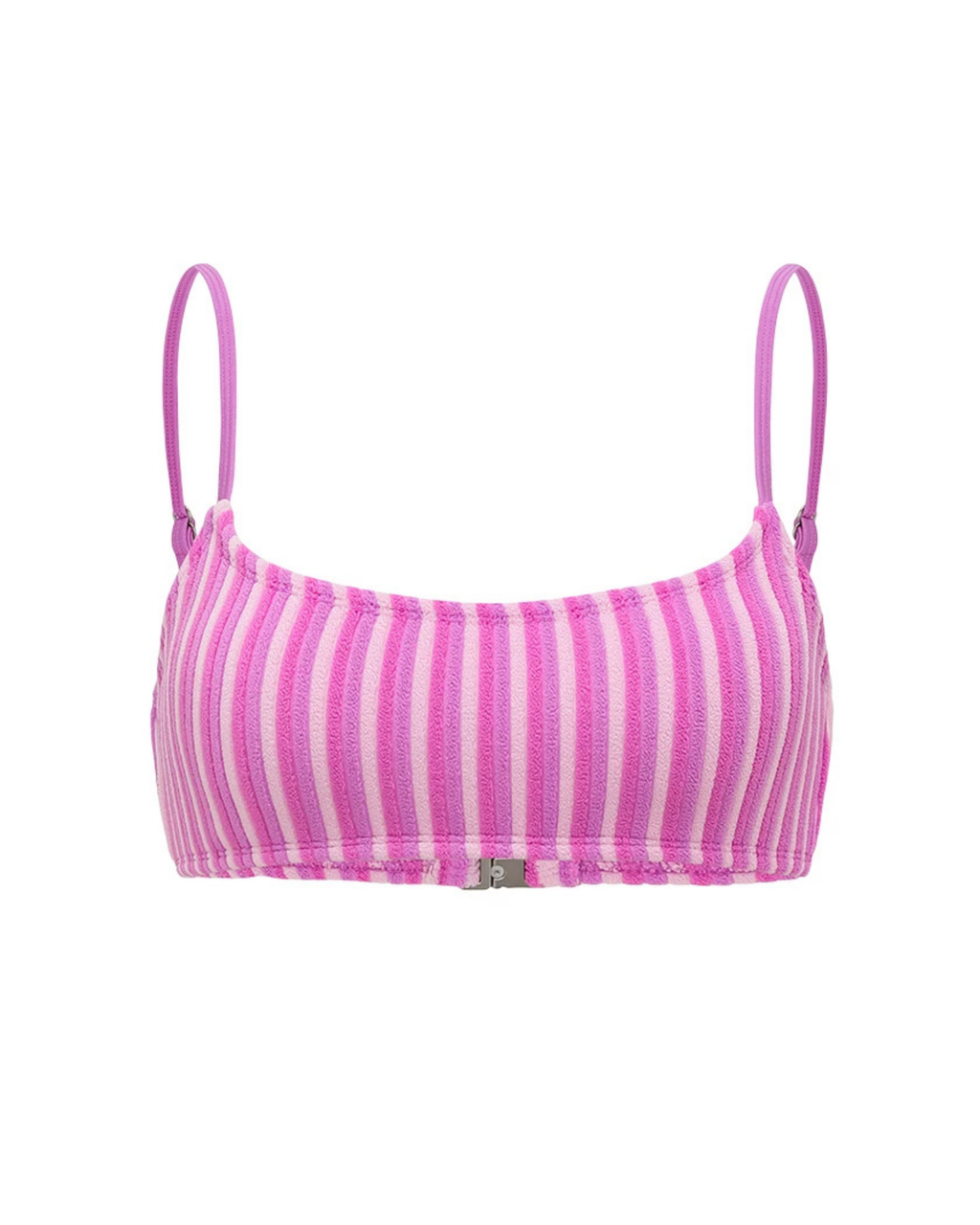 Pembe Çizgili Dokulu Kadın Bikini Takımı – Mix & Match Set