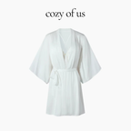 Fransız Stil Çapraz Askılı Saten Dokulu Dantel Detaylı Gecelik